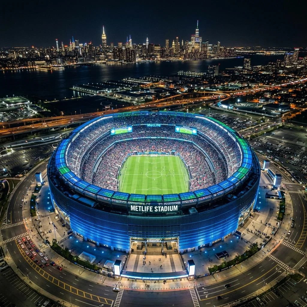 MetLife Stadium East Rutherford New Jersey venue for sporting events and FIFA World Cup matches