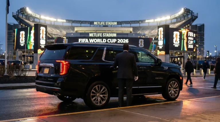 black car service to MetLife Stadium NJ luxury SUV